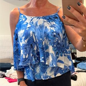 Beautiful Isaac Mizrahi silky tank top. Perfect condition. XS